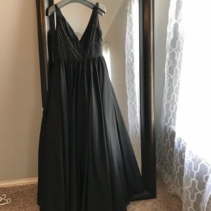 Black gown. Custom-made. Prom dress